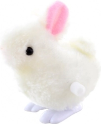 Navijajući skakajući zečić od plastike i pliša