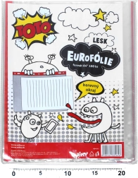 Prozirna odlagajuća mapa A4 s obojenom vješalicom