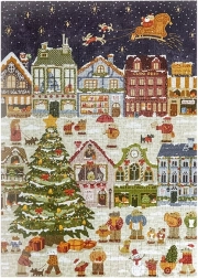 RoboTime puzzle Badnjak štenaca 1000 dijelova