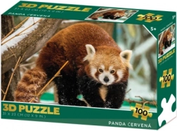 3D puzzle crvena panda 100 dijelova
