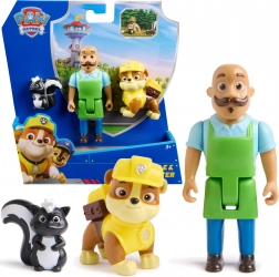 PAW Patrol – set od 3 figurice: Rubble, gospodin Porter i skunk