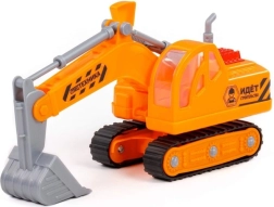 Gusjeničar bager 20 cm bez pogona – izdržljiva plastična građevinska igračka