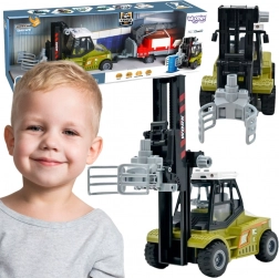 Woopie viličar s kliještima i prikolicom sa svjetlima i zvukovima