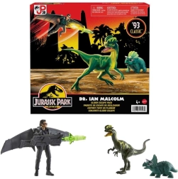 Jurassic World – set figurica Ian Malcolm s dinosaurovim pratiteljima i jedrilicom