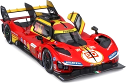 metalni model Bburago 1:18 Ferrari 499P br. 50 – pobjednik 24h Le Mansa 2024