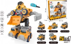 Robot 5u1 pretvoriv u vozila DIY