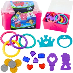 Škrinja s blagom za ronjenje u vodi, ružičasta, 21 kom