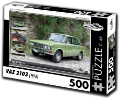 retro-auta puzzle vaz 2103 (1978) – 500 dijelova
