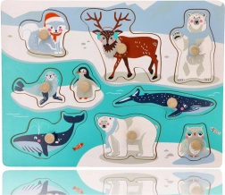 Slagalica s ručkama arktičkih životinja