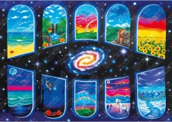 Puzzle magnolija Prozori u dušu 1000 dijelova