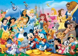 Educa drvene puzzle Disney – čudesan svijet, 100 dijelova