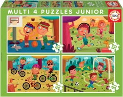Educa dječje puzzle Sportski motivi 4u1