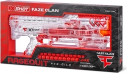 X-Shot FAZE CLAN Ragequit Round prozirni blaster za pjenaste kuglice