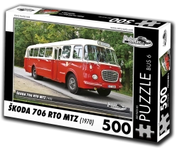 Puzzle RETRO-AUTA Škoda 706 RTO MTZ 500 dijelova