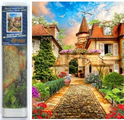 Dijamantno slikanje Stari grad 30x40 cm