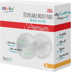 Ultrasupersne dojilne prsne uloške Akuku 30 kom