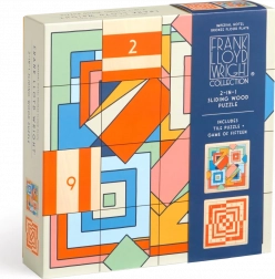 Klizne drvene puzzle Frank Lloyd Wright: Imperial Hotel 2-u-1 (16 dijelova)