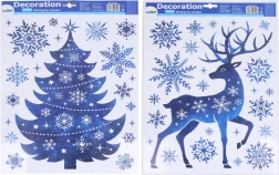 Božićna prozorska dekoracija 41 × 29 cm