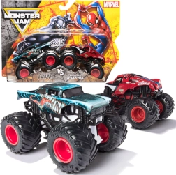 Monster Jam – set 2 monster truckova 1:64 VENOM i THE AMAZING SPIDER-MAN