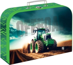 Dječji kofer za likovni pribor 34 cm – traktor OXYBAG
