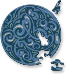 Curiosi okrugle puzzle Picoli Vjetar 33 dijelova