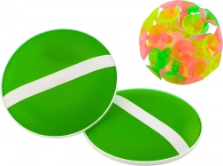 Vještinska igra s okruglim palicama i lopticom s vakuumskim čašicama zelena