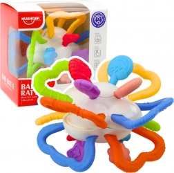 Senzorička rotirajuća igračka za dojenčad s grizalom, šarena