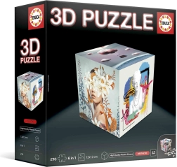 Educa 3D puzzle kocka Estetika 216 dijelova