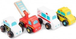 Set drvenih spasilačkih vozila za djecu