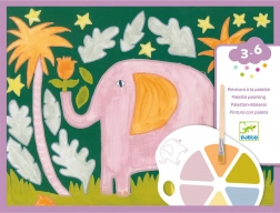 Djeco slikanje s paletom u džungli