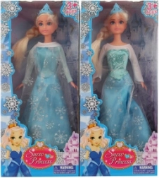 Zglobna lutka u zimskim haljinama s krunicom