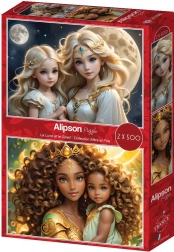 Slagalica Majka i kći: mjesec i sunce 2×500 dijelova