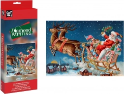 Dijamantno slikanje Djed Božićnjak 30x40cm