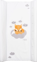 Podloga za previjanje New Baby lisica 80 × 50 cm bijela