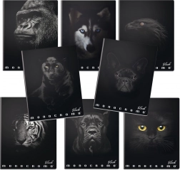 Školska bilježnica A4 Monocromo crna