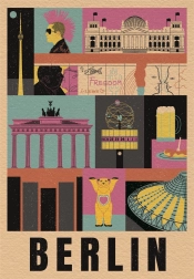 Puzzle od 1000 dijelova Style in the City: Berlin – kompaktna kutija