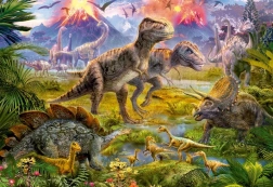 Slagalica 500 dijelova, susret dinosaura