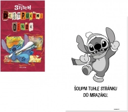 destruktivni dnevnik stitch džepni 13 × 20 cm