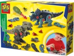 Konstruktorski set dinosauri – sastavi T-rexa i Triceratopsa