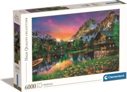Puzzle 6000 dijelova Jezero u Alpama