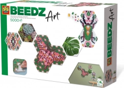 Kreativni set Beedz Art Hex Botanika – heksagonalna mozaika od glačanih perlica