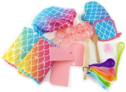 Plejo dječji set za pečenje s duginim motivom