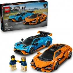 lego speed champions lamborghini revuelto i huracán sto – dvostruki set trkaćih automobila