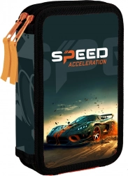 OXYBAG školska dvokatna pernica Auto