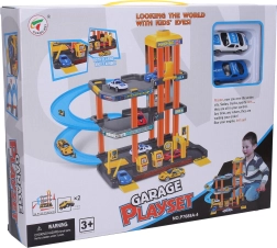 Plastična garaža s dizalom i 2 auta