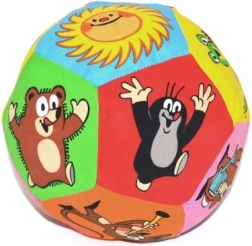 Tekstilna lopta s motivom Krtka 15 cm