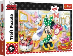 Puzzle od 100 dijelova – Minnie u kozmetičkom salonu DISNEY