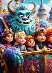 Puzzle Plavi ptica Za avanturu 104 dijela