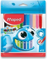 Set obojenih markera MAPED Color'Peps Ocean 12 kom