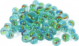 Staklene kuglice s duginim uzorcima